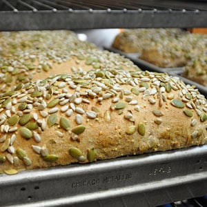 Photo of a loaf of Dakota whole wheat bread