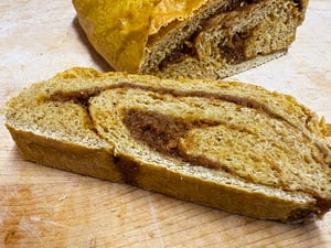 Photo of fresh-baked bread.