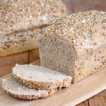 Photo of a loaf of Everything bread